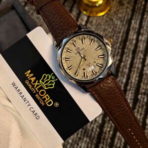 MAXLORD প্রিমিয়াম ওয়াচ– 100% Waterproof Chocolate